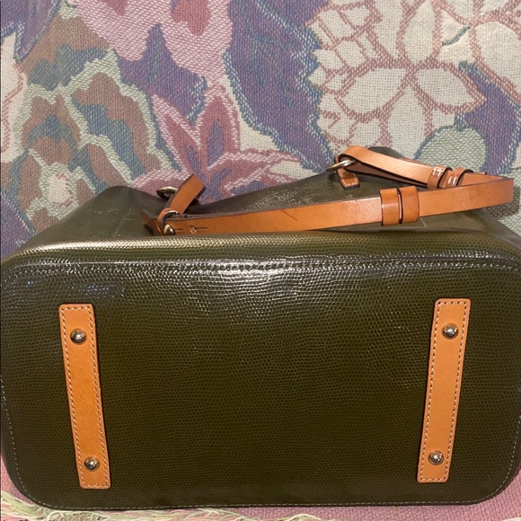 🦆 Dooney & Bourke Olive Green Shoulder Bag - Picture 16 of 16